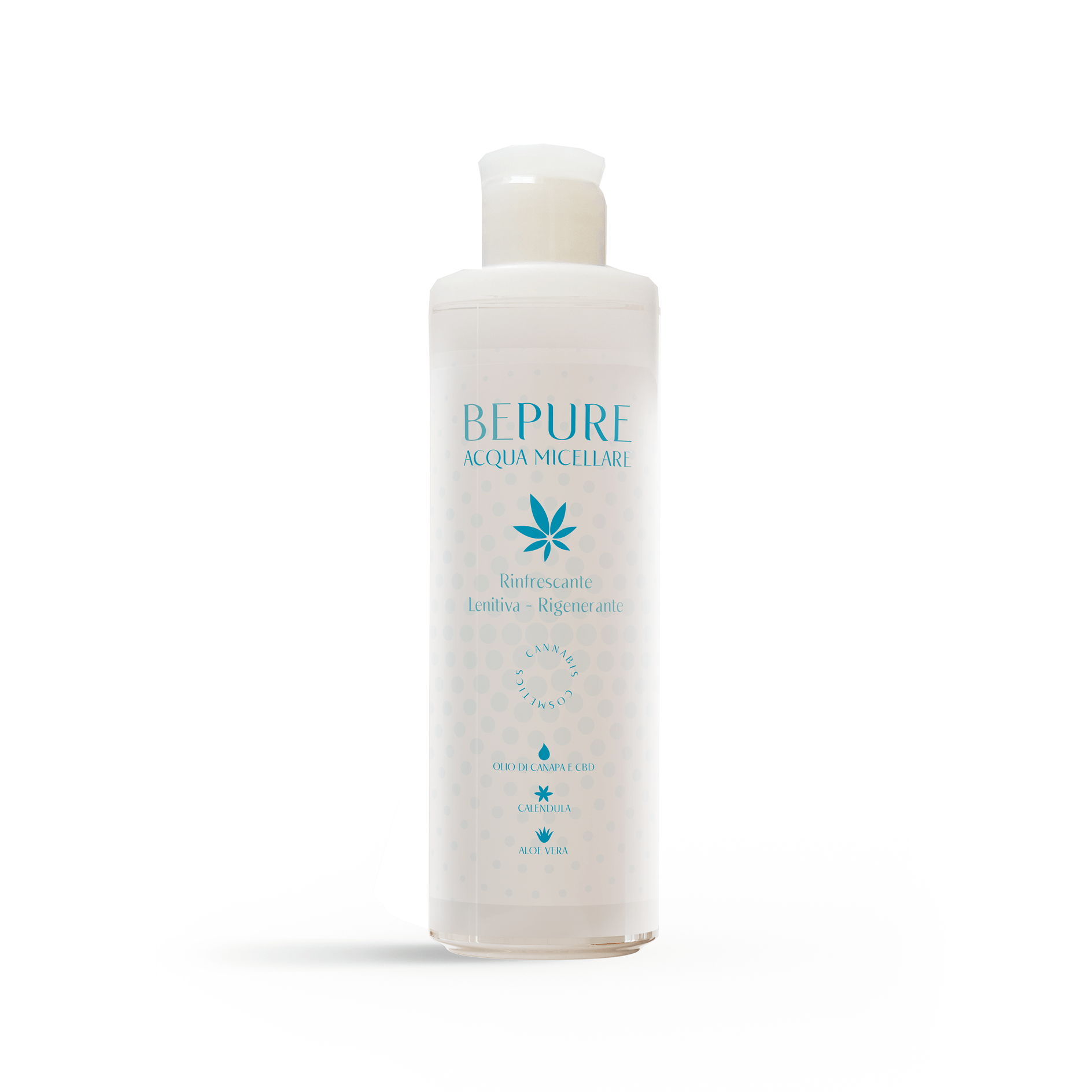 Acqua Micellare con olio di canapa e CBD BEPURE Cosmetici