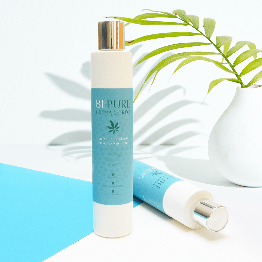 Crema corpo con olio di canapa BEPURE Cosmetici
