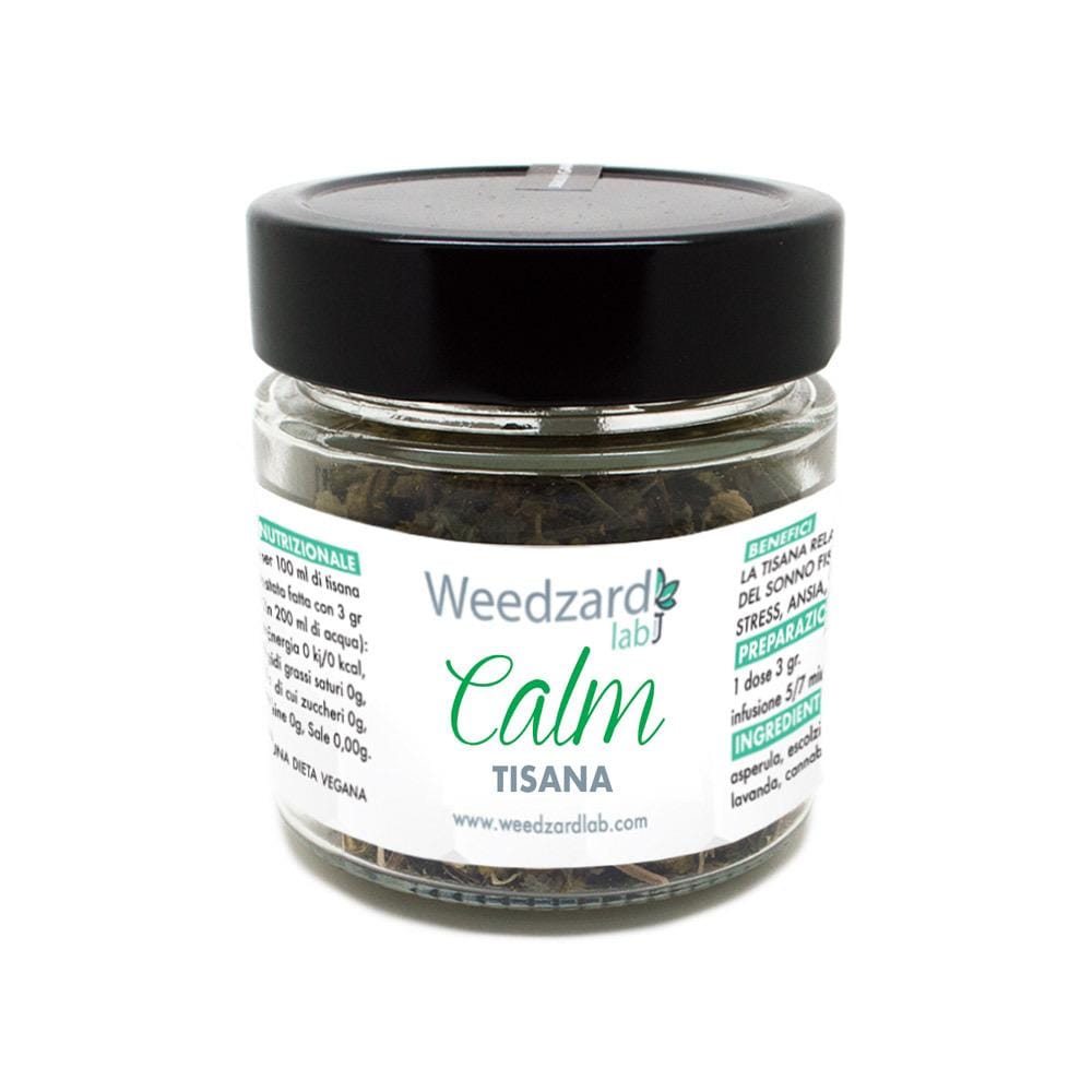 Tisana Calm ~ Tisana di canapa con erbe officinali Tisana Calm - Tisana Canapa e erbe officinali Weedzard Tisana