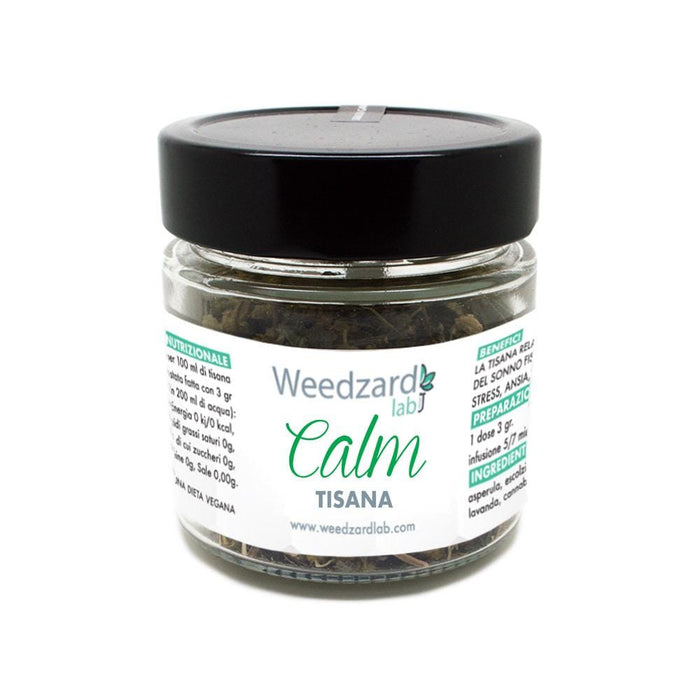 Tisana Calm ~ Tisana di canapa con erbe officinali Tisana Calm - Tisana Canapa e erbe officinali Weedzard Tisana