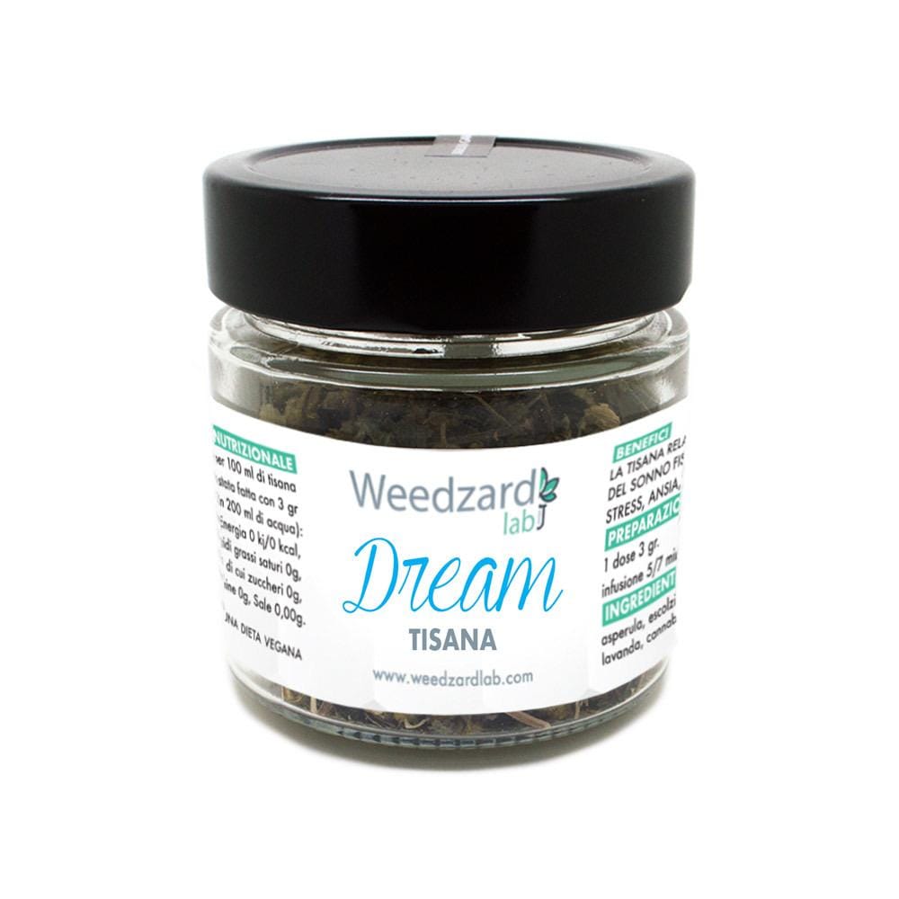 Tisana Dream ~ con erbe officinali Tisana Dream - Tisanna alla Canapa Weedzard Tisana