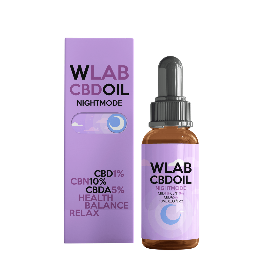 Olio CBD Nightmode Olio CBD Nightmode per dormire WLAB Olio CBD