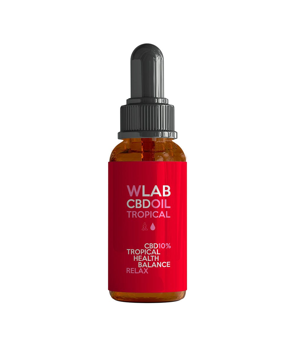 Olio CBD 20% (2000mg) 10ml gusto Tropical Olio CBD 20% - 10ml gusto Tropical WLAB Olio CBD