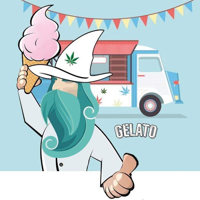 Gelato CBD 20% Erba Legale Gelato con 20% CBD Weedzard Infiorescenza