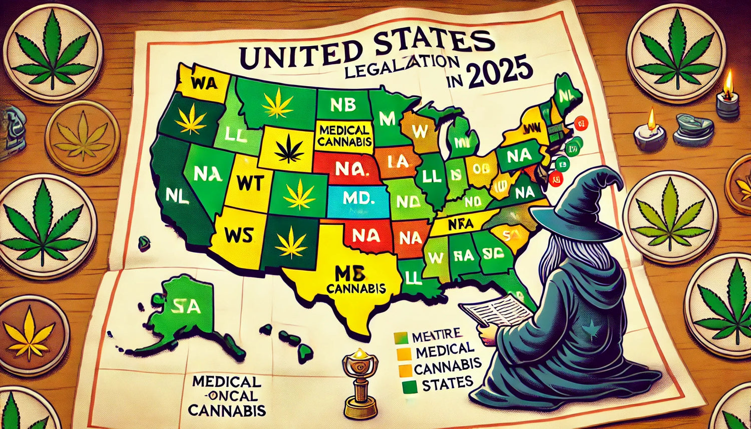 Cannabis in USA: in quali stati è legale nel 2025?