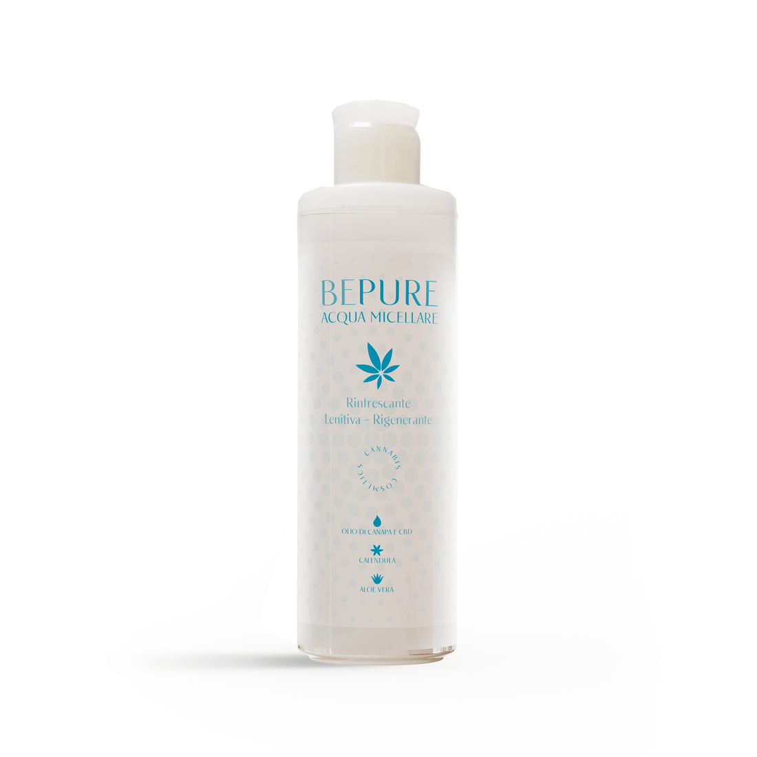 Acqua Micellare con olio di canapa e CBD BEPURE Cosmetici