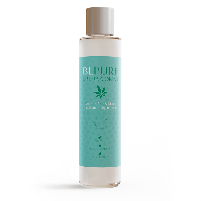 Crema corpo con olio di canapa BEPURE Cosmetici