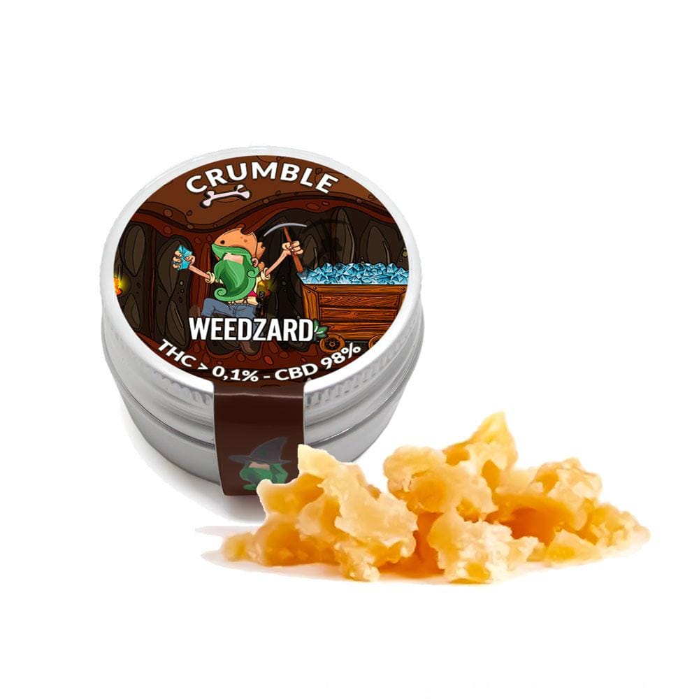 Crumble CBD 98% Crumble 98% CBD - Estratto di Cannabis Light Weedzard Hash
