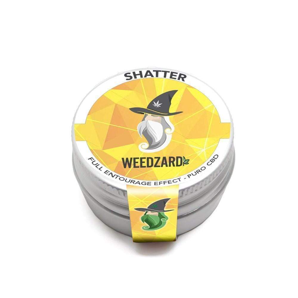 Shatter CBD 99% Shatter CBD 99% - Estratto di Cannabis Light Weedzard Hash confezione