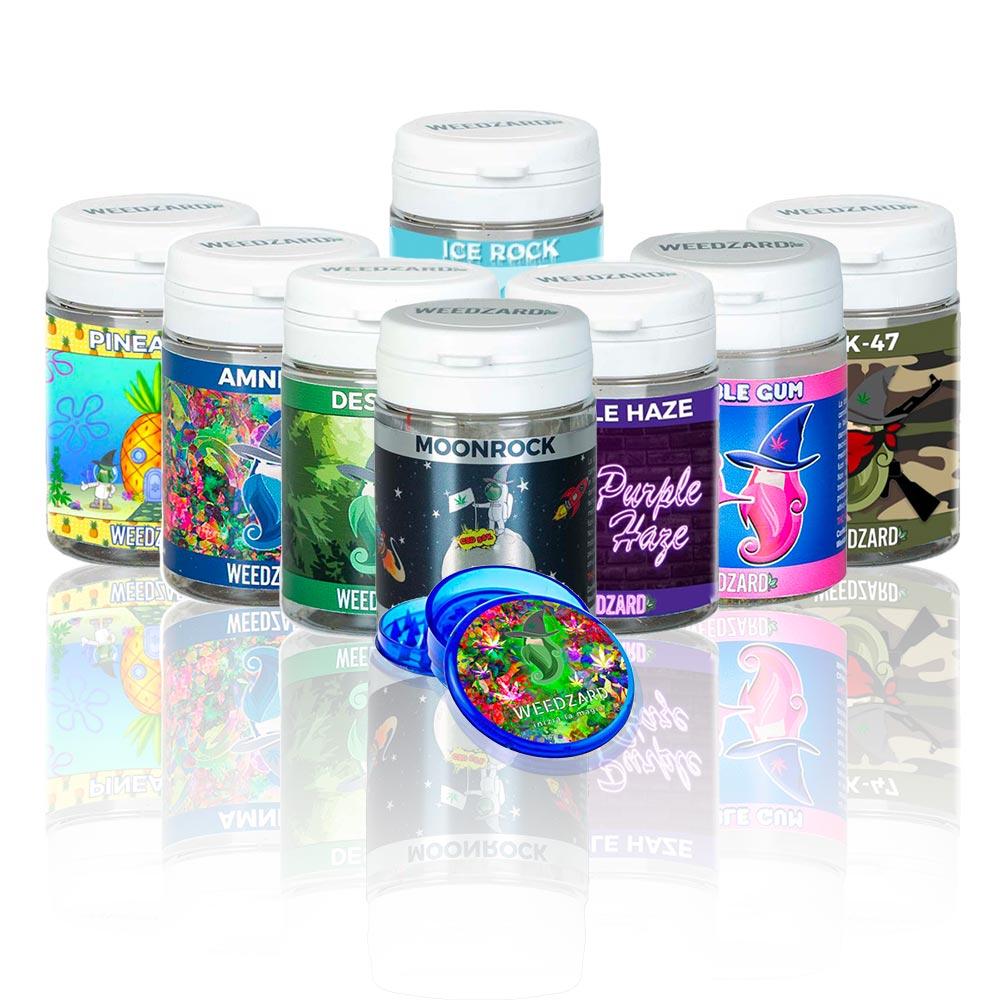 Degustazione Erba del Mago + MoonRock e Ice Rock Degustazione con Moonrock e Icerock Weedzard Infiorescenza