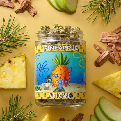 Dettaglio cima Pineapple CBD 20% Weedzard