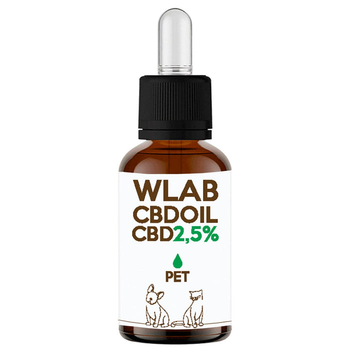 Olio CBD 2.5% Pet Olio CBD Pet 2.5% Singola WLAB Olio CBD
