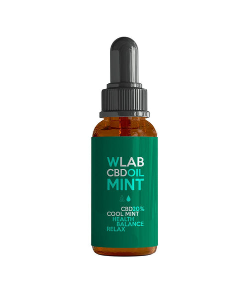 Olio CBD 20% (2000mg) 10ml gusto Menta Olio CBD 20% - 2000mg Menta WLAB Olio CBD