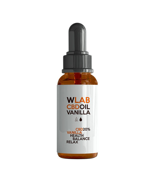 Olio CBD 20% (2000mg) 10ml gusto Vaniglia Olio CBD 20% - 10ml gusto Vaniglia WLAB Olio CBD